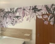 Lamina adhesiva pared adorno studio decoración interior