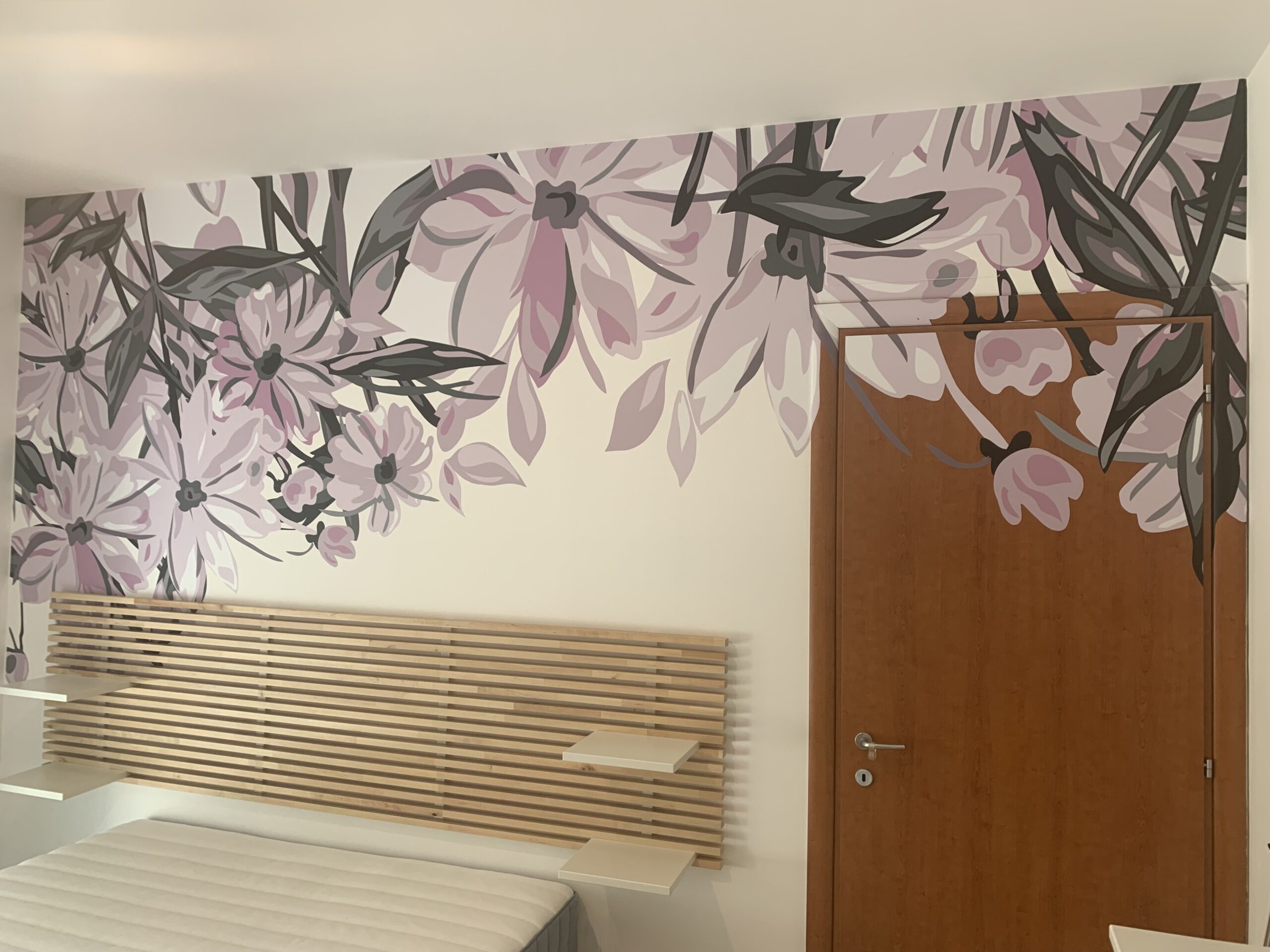 Lamina adhesiva pared adorno studio decoración interior